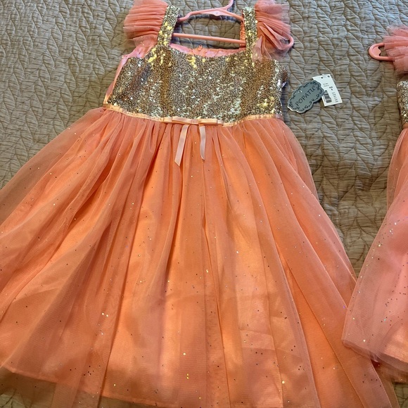 Popatu little girls sequin dress . Size 8 - Picture 10 of 16